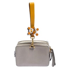 Anya Hindmarch - Pochette in pelle multicolore con più scompartimenti