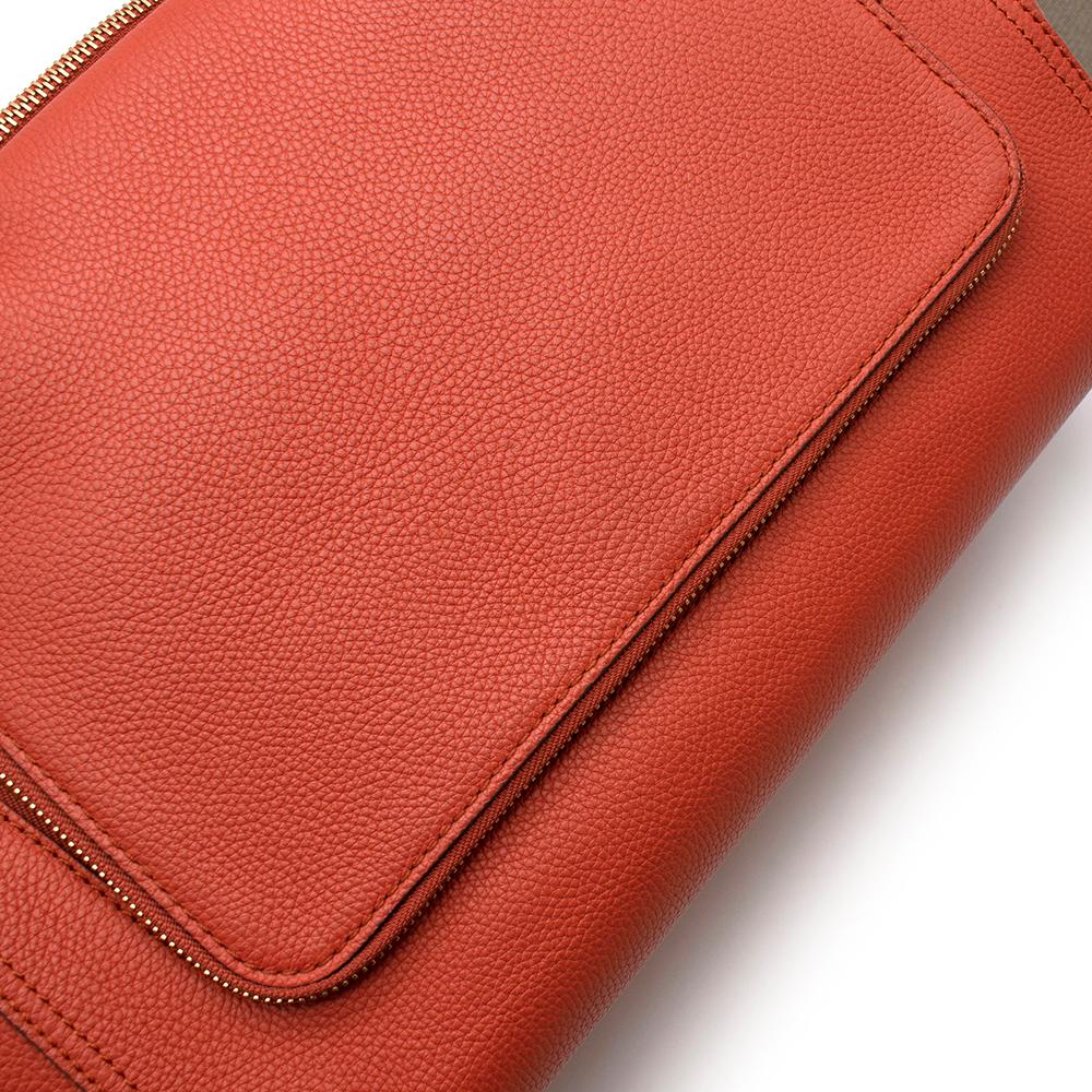 Red Anya Hindmarch Orange Top Handle Bag