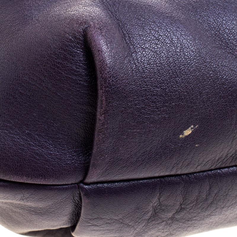 Anya Hindmarch Purple Leather Maxi Vere Satchel 5