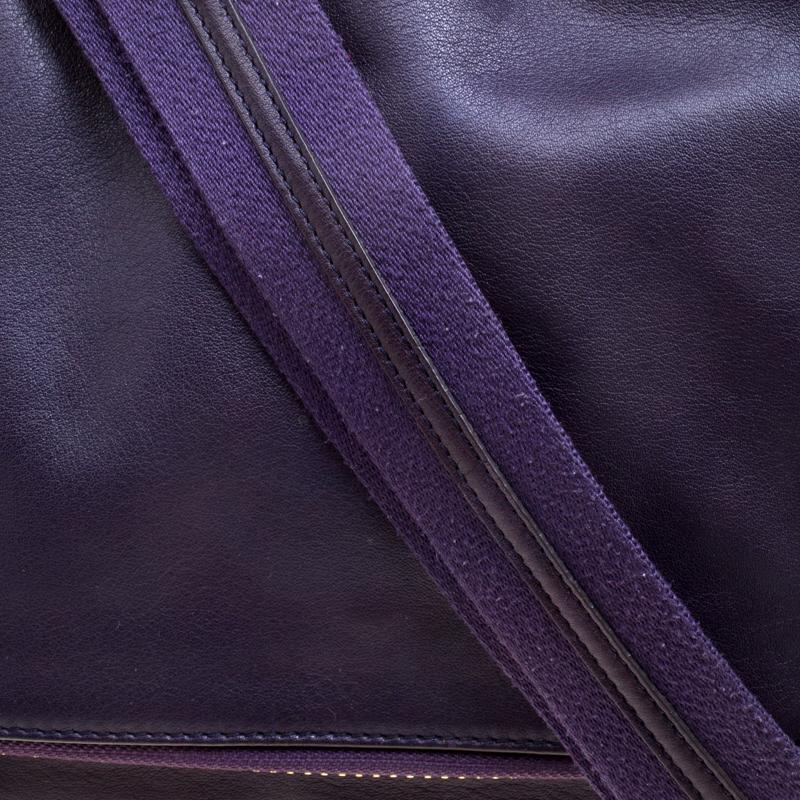 Women's Anya Hindmarch Purple Leather Maxi Vere Satchel