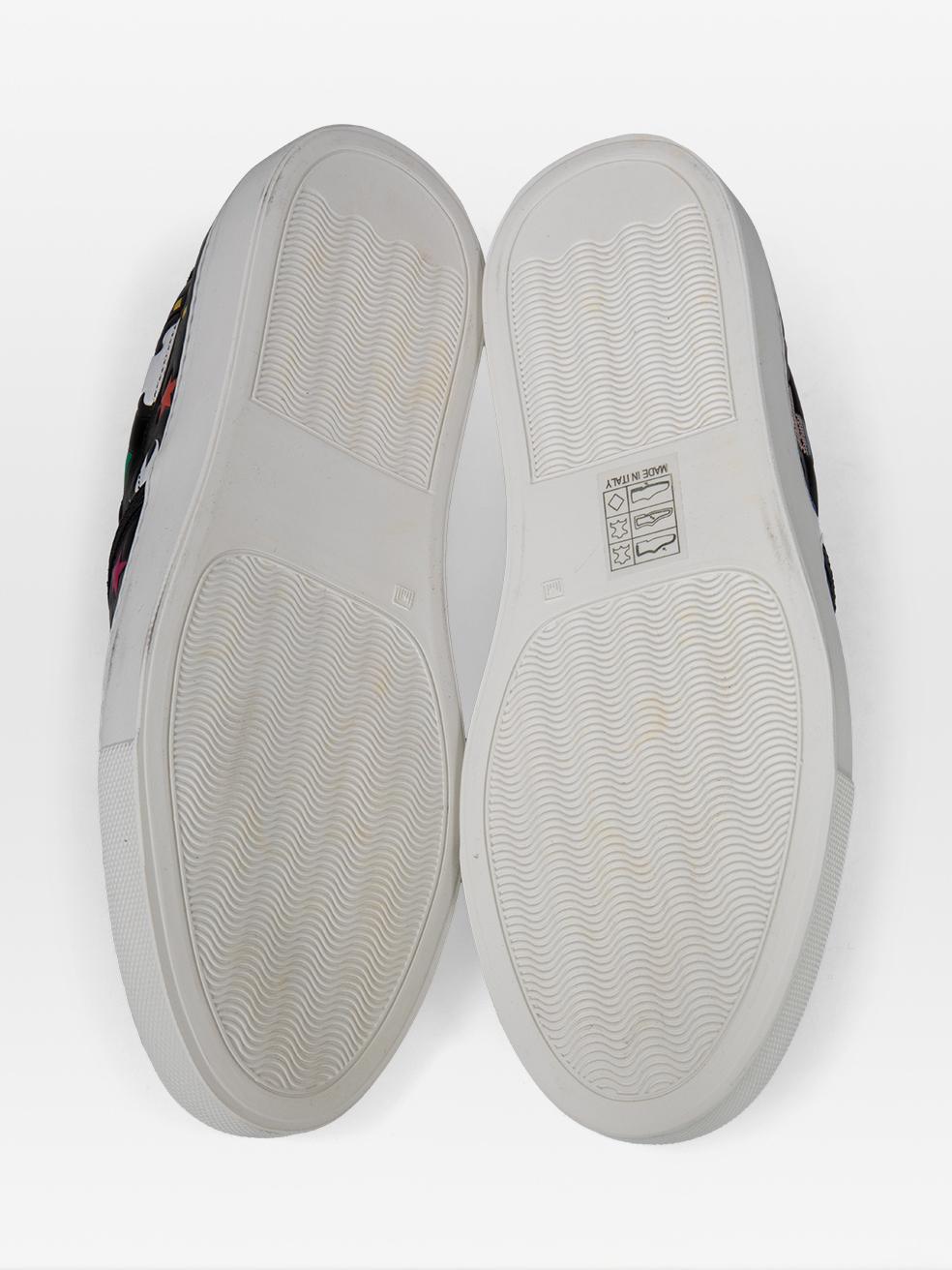 Anya Hindmarch Skater Wink Sticker Chaussures en cuir Taille IT 35 Excellent état - En vente à London, GB
