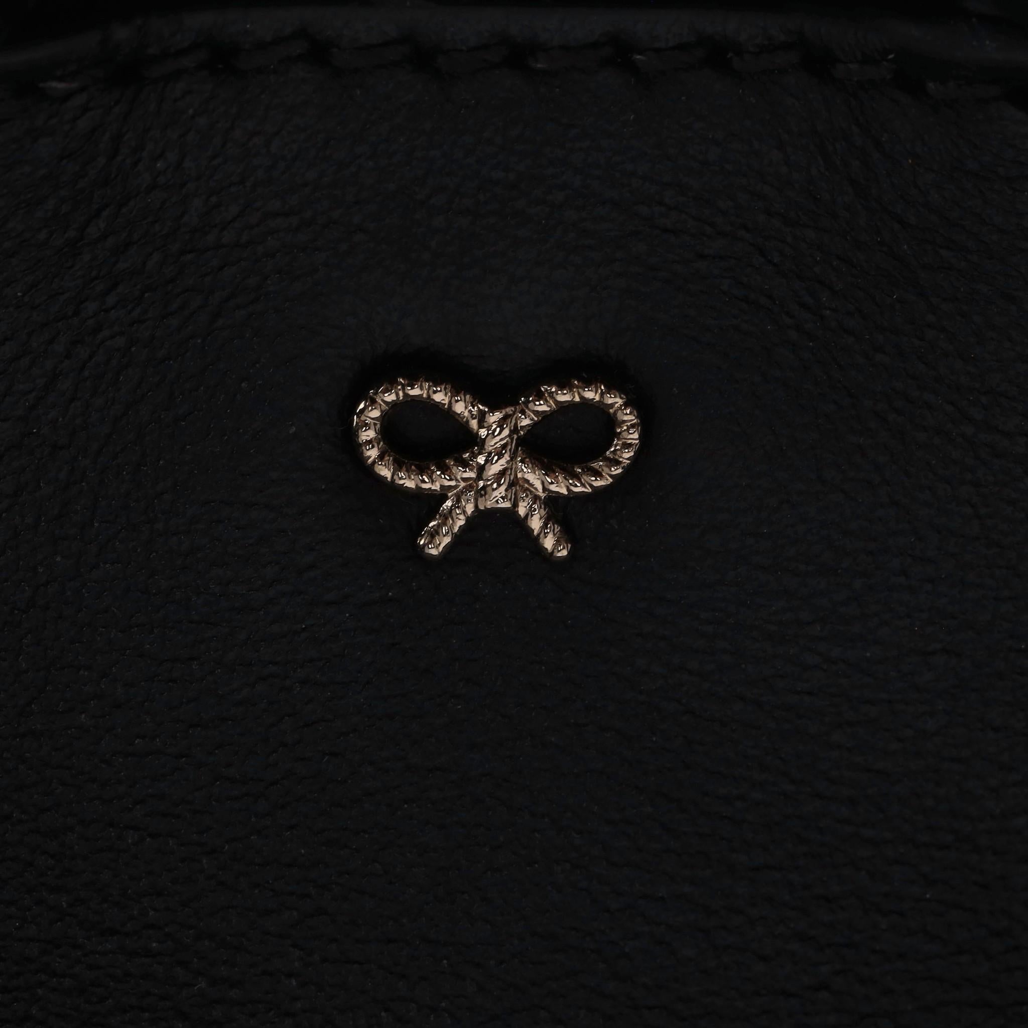 Anya Hindmarch Smiley Face Leather Backpack For Sale 4