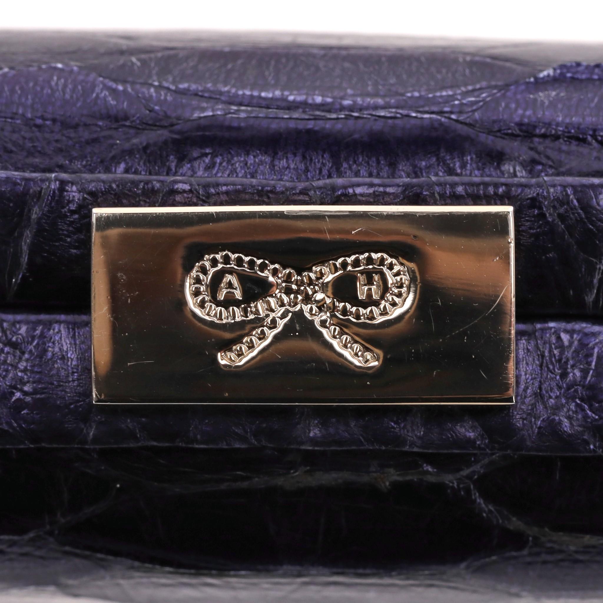Anya Hindmarch Snake-Embossed Leather Clutch Bag 2
