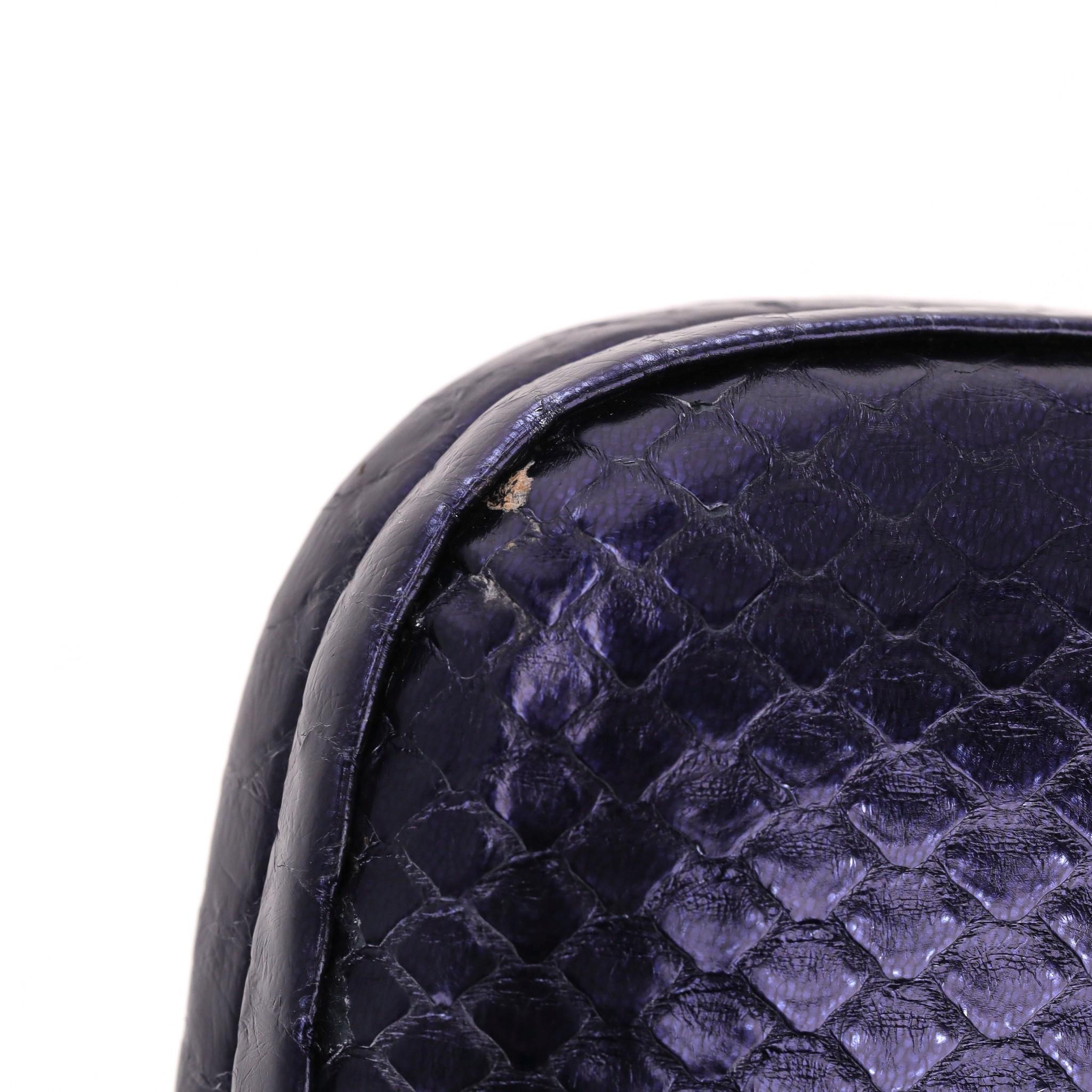Anya Hindmarch Snake-Embossed Leather Clutch Bag 4