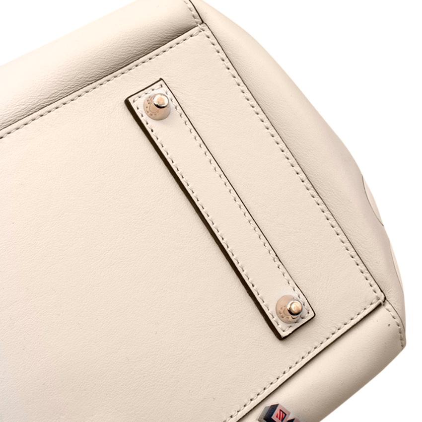 Women's or Men's Anya Hindmarch White Leather Ebury Stickers Bag  For Sale