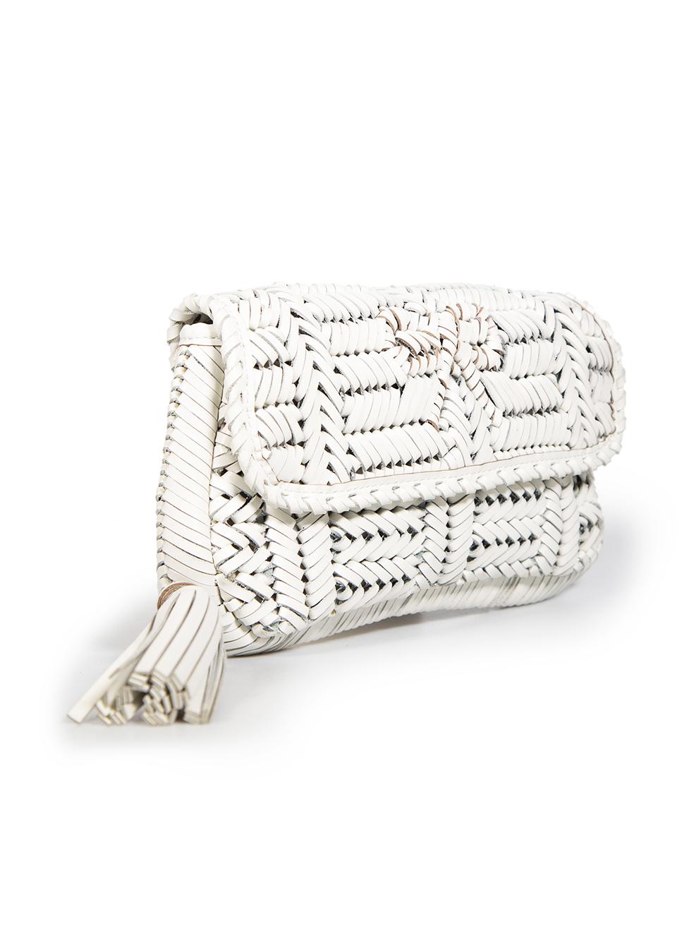 CONDITION is Very good. Minimal wear to bag is evident. Minimal wear to the sides, bottom, back and under the flap with small discolourations and fraying on the bottom suede strips on this used Anya Hindmarch designer resale item.
 
 Details
 
 
