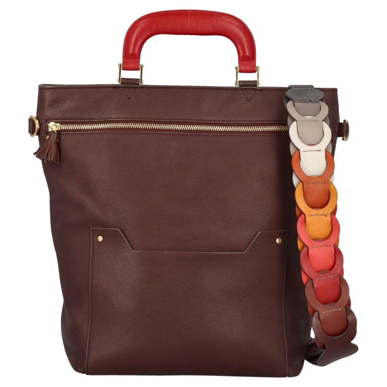 Anya Hindmarch Women Shoulder bags Burgundy Leather at 1stDibs