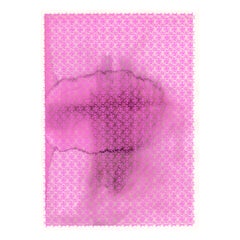 Distance, Contemporary Abstract Painting, Ink on Paper, Small Scale, Minimalist