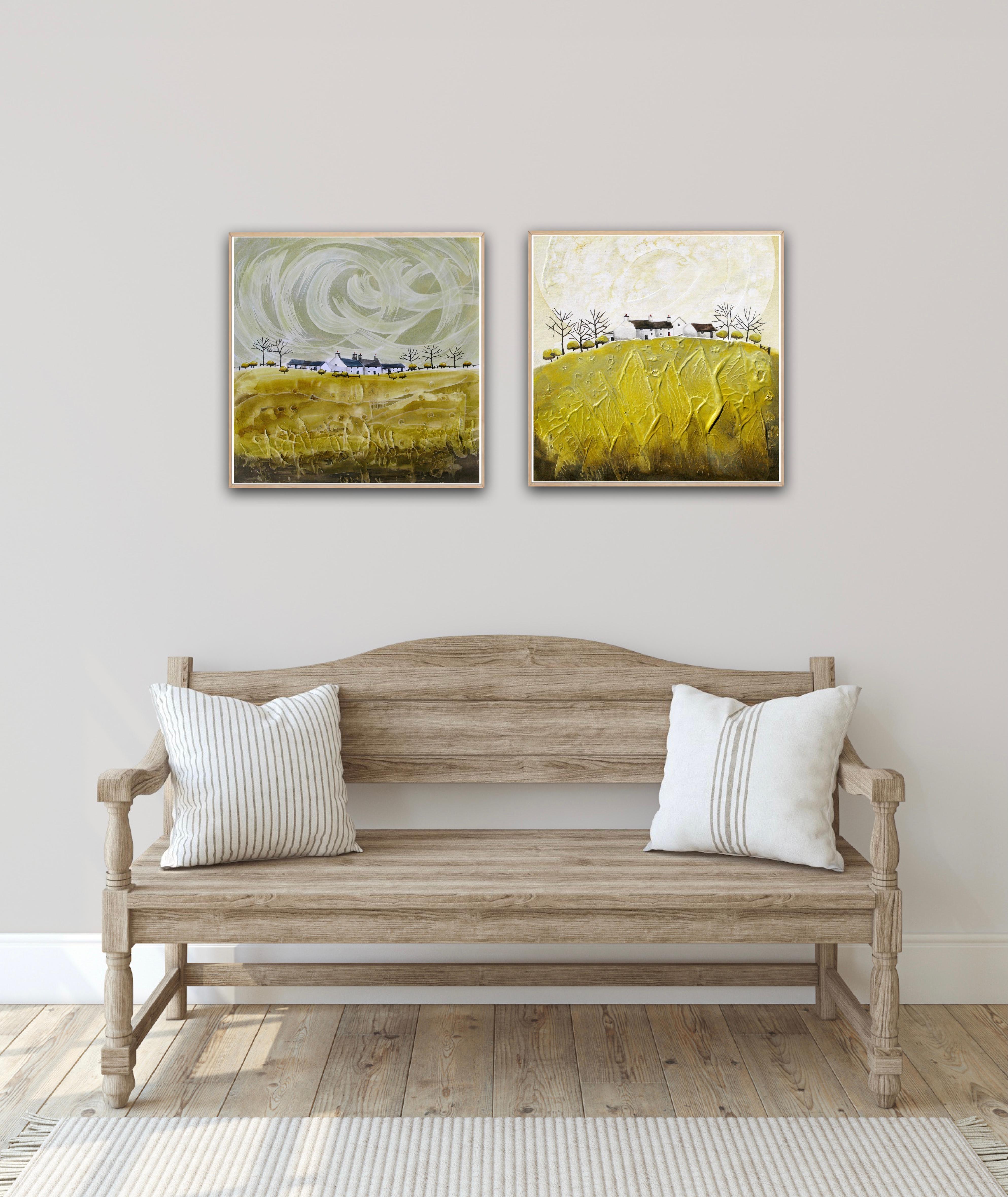 Crater Valley Farm and Crater Cottages 3 diptych For Sale 1