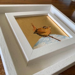 Little Wren 4, Over The Moon, Pájaro, Naturaleza, Animales, Oro