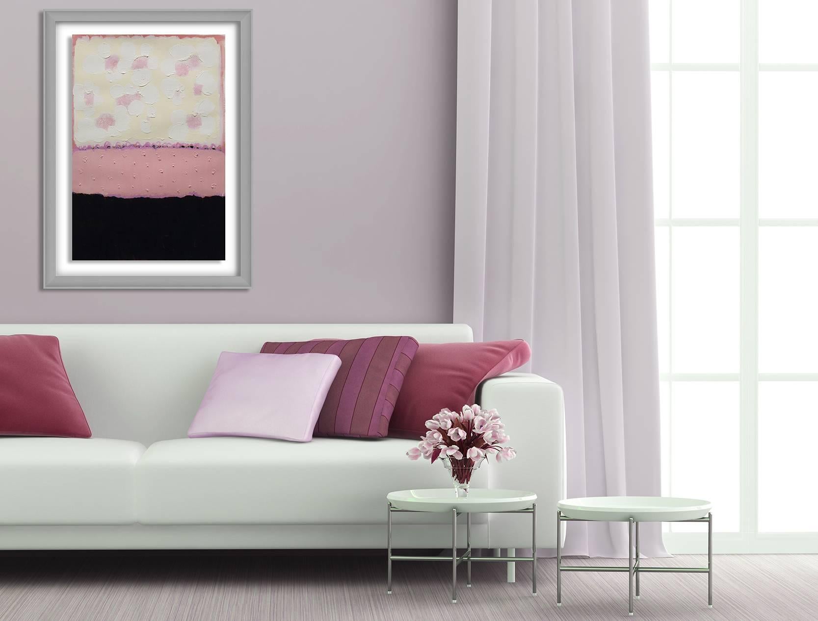 Eisblüten (Abstraktes Gemälde) – Painting von Anya Spielman