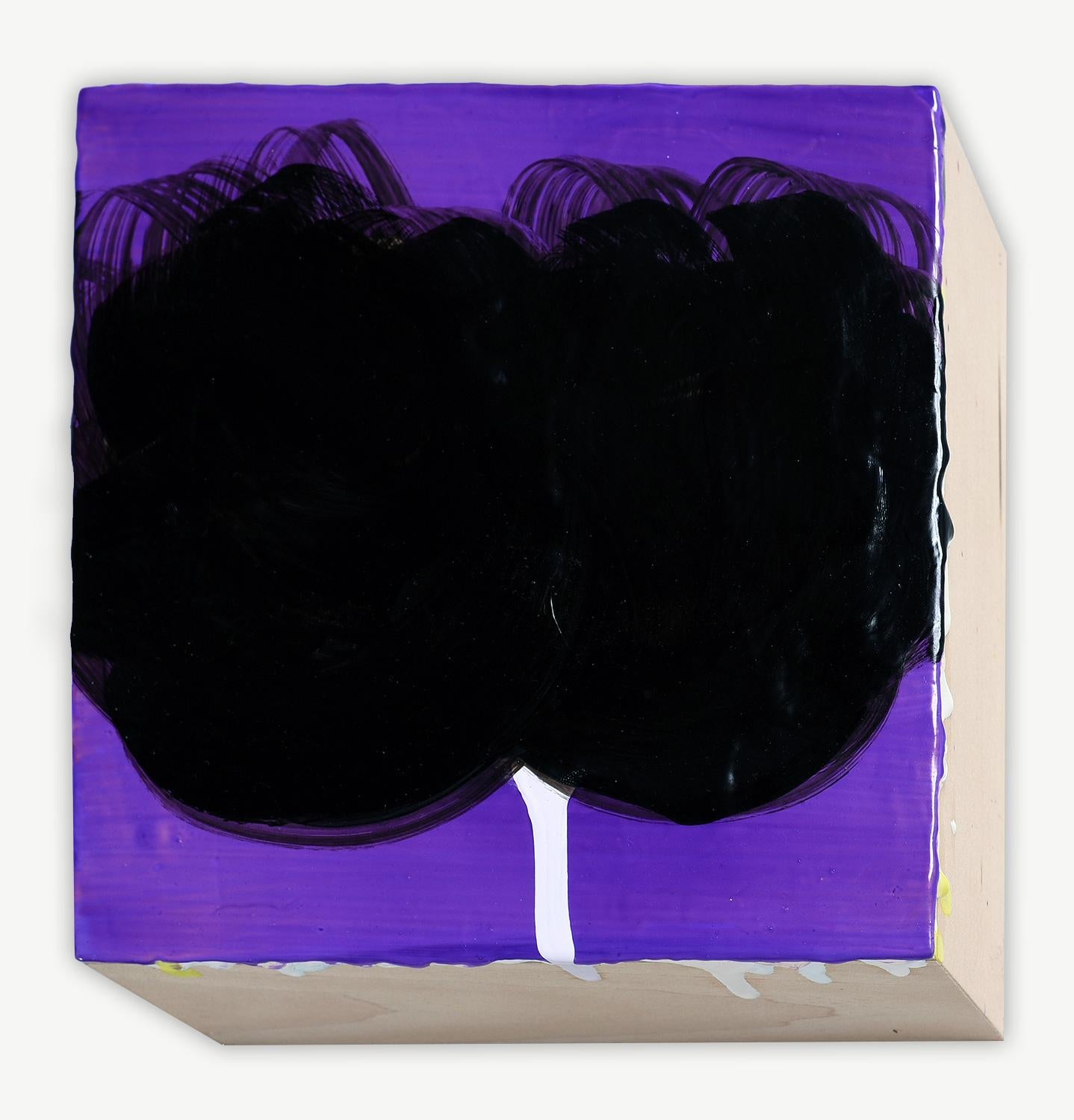 Anya Spielman Abstract Painting – Nacht (Abstraktes Gemälde)