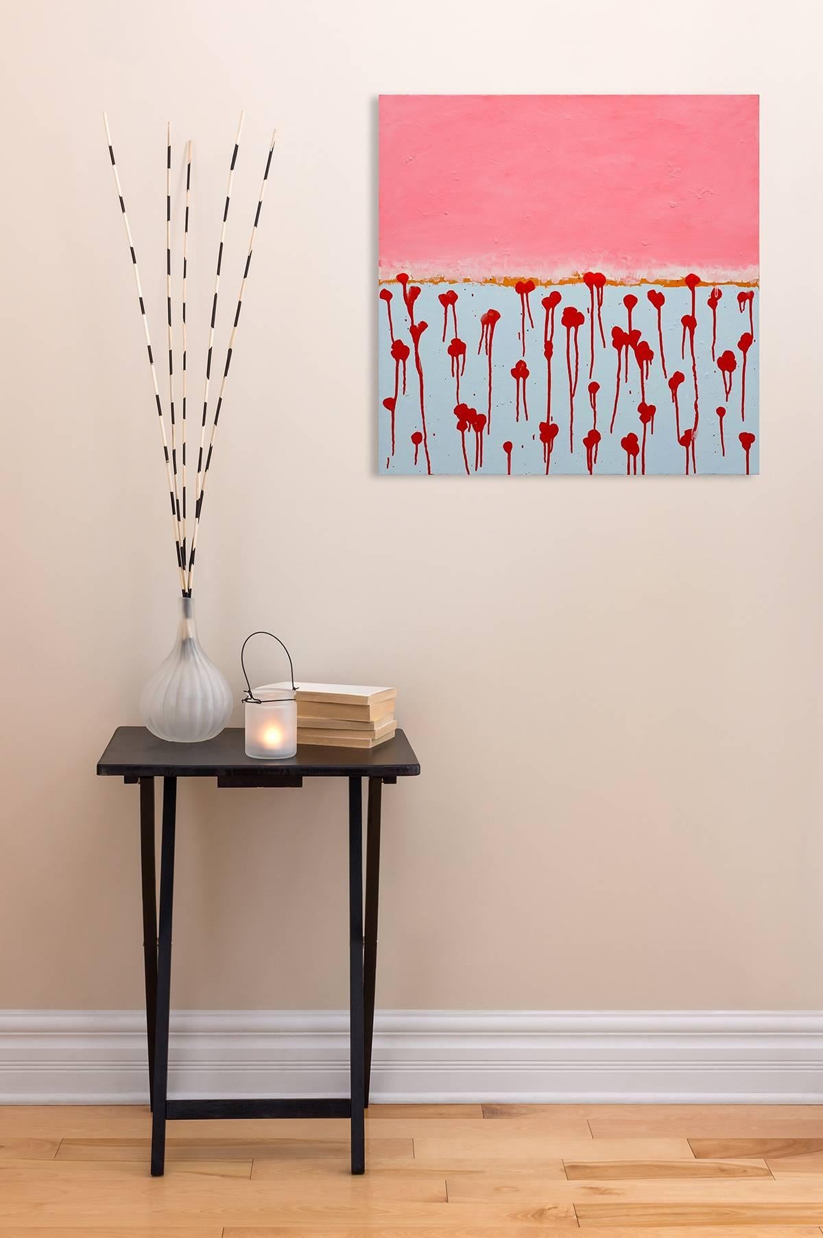 Shot Blossoms - Painting by Anya Spielman