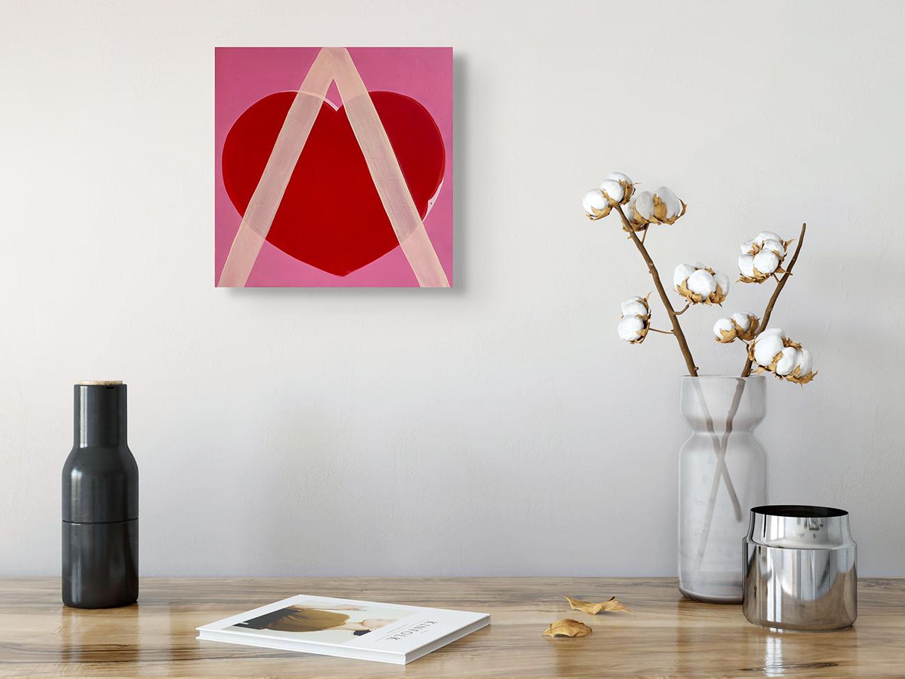 V (Pittura astratta) - Painting di Anya Spielman