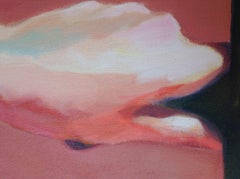 Blond in Mirror, Painting, Acrylic on Canvas