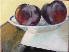 First Prunes, Painting, Acrylic on Canvas