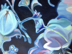 Giardino galleggiante, Pittura, Acrilico su tela