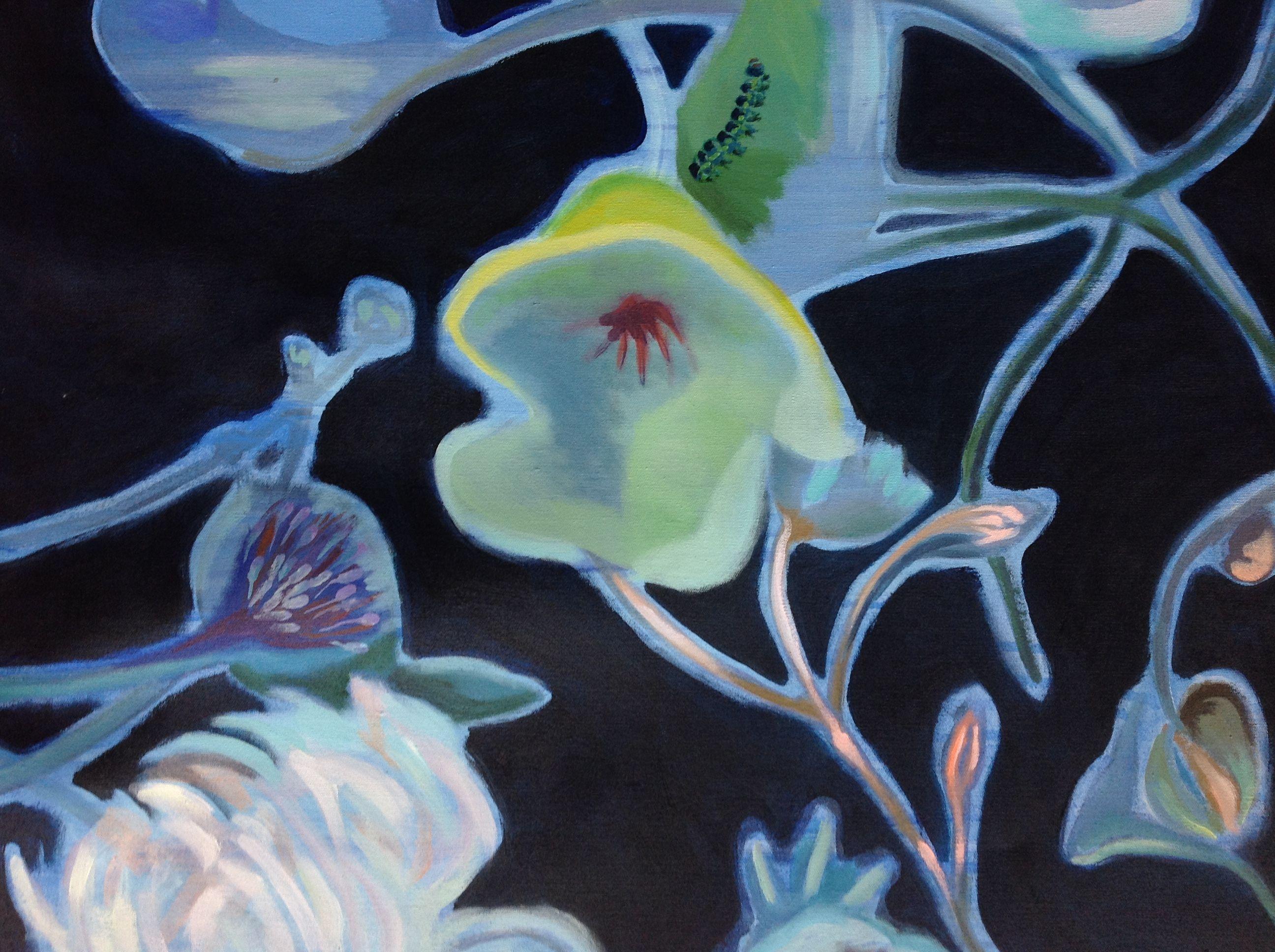 Floating Garden, Painting, Acrylic on Canvas For Sale 3