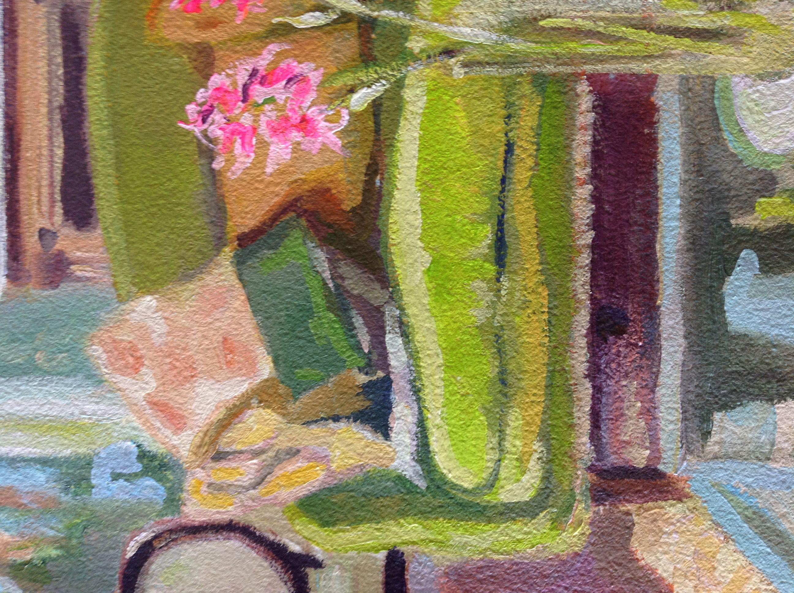 Interior nº 1, Pintura, Acrílico sobre papel en venta 1