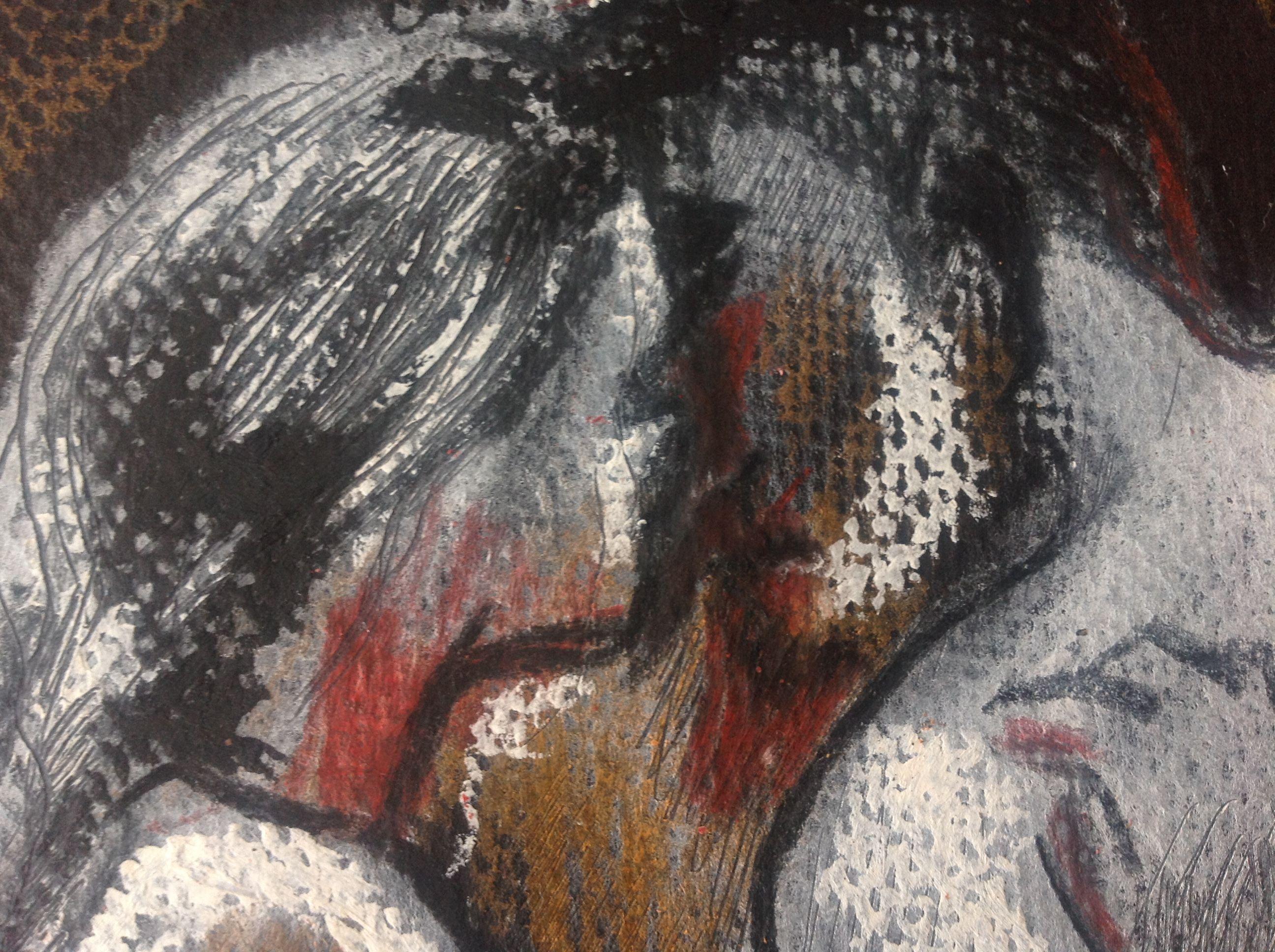 Love in The Afternoon, Painting, Pastels on Paper For Sale 1