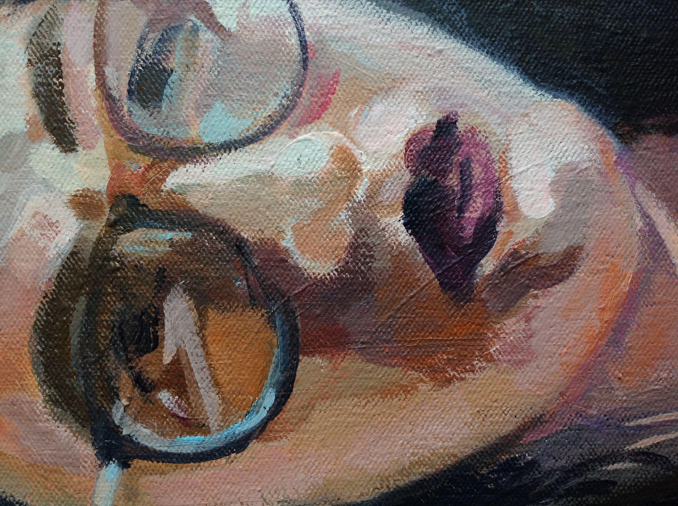 New Bra, Pittura, Acrilico su tela in vendita 2