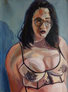 New Bra, Painting, Acrylic on Canvas