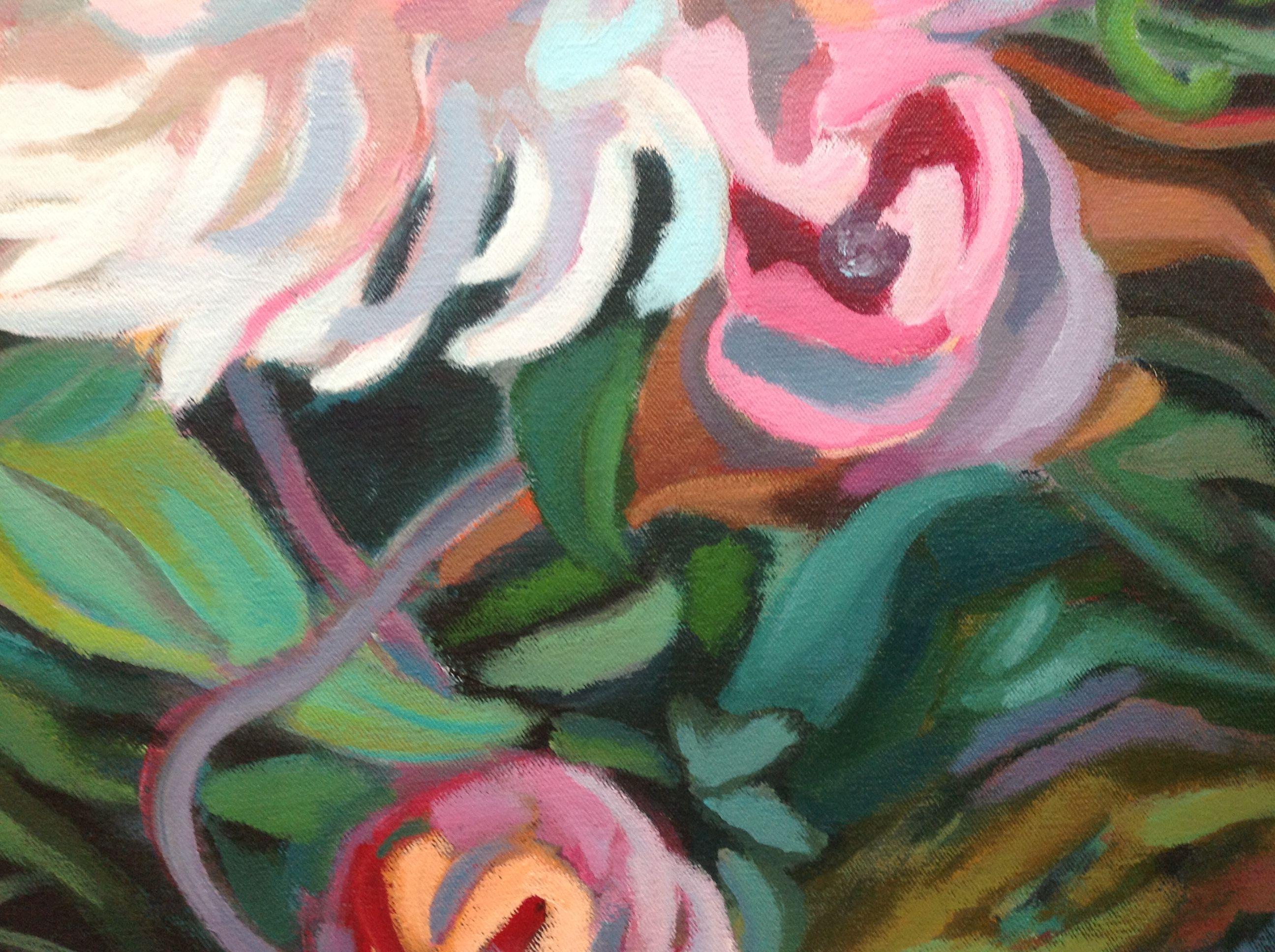 Spring Bouquet 2021 #1, Painting, Acrylic on Canvas For Sale 3