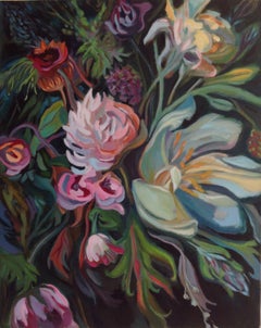 Spring Bouquet 2021 #1, Gemälde, Acryl auf Leinwand
