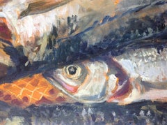 Three, Painting, Acrylic on Paper