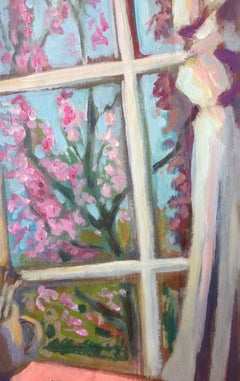 View from Window #1, Painting, Acrylic on Paper
