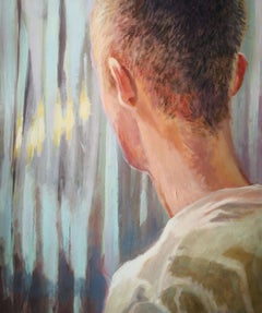 Waiting, Painting, Acrylic on Paper