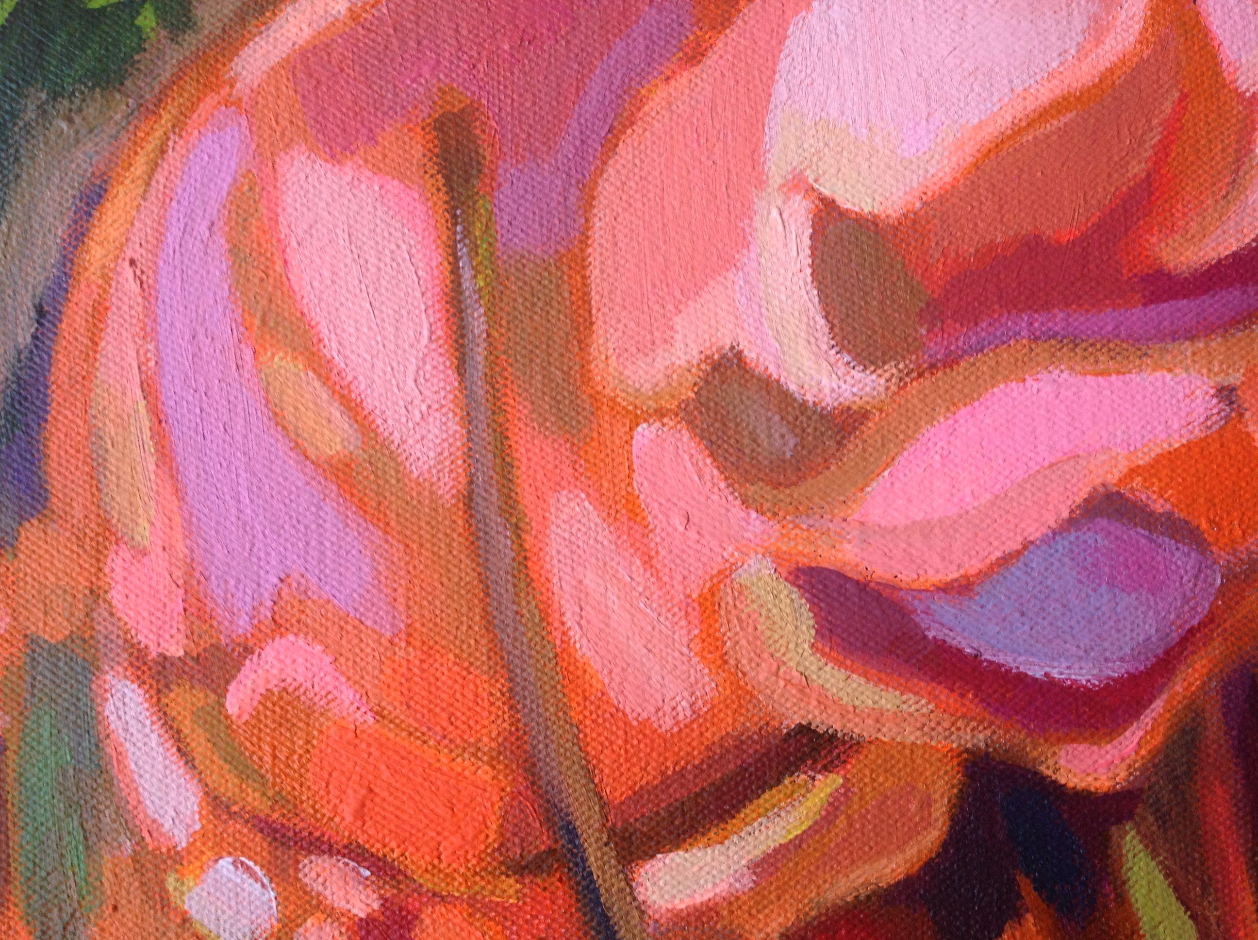 Wild Bouquet, Painting, Acrylic on Canvas For Sale 1