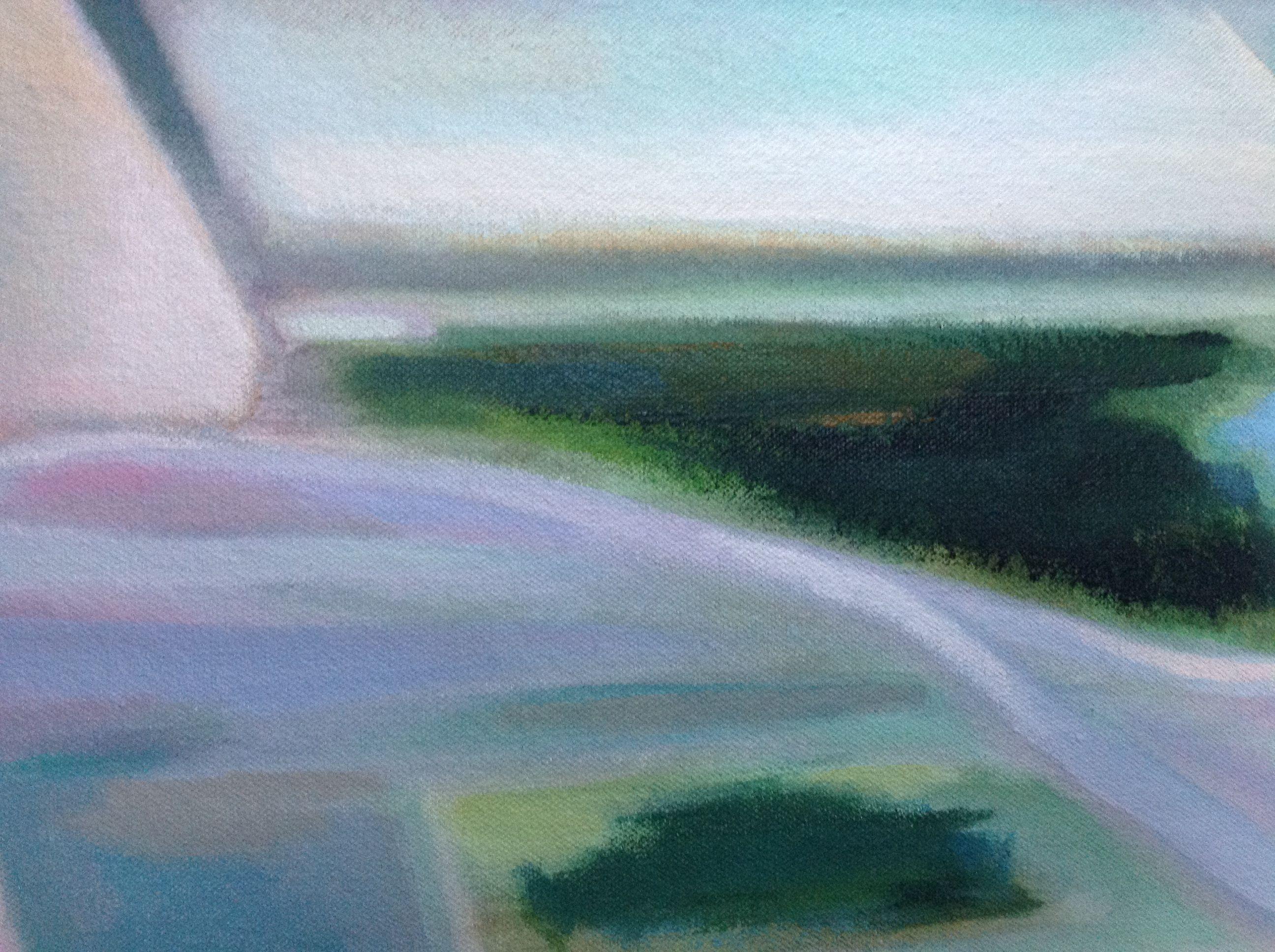 Fenster #10, Gemälde, Acryl auf Leinwand (Zeitgenössisch), Painting, von Anyck Alvarez Kerloch