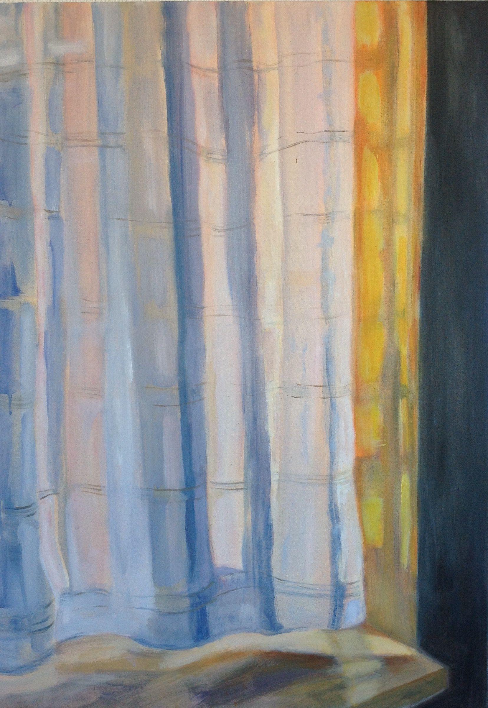 VentanaIII, Pintura, Acrílico sobre lienzo - Painting de Anyck Alvarez Kerloch