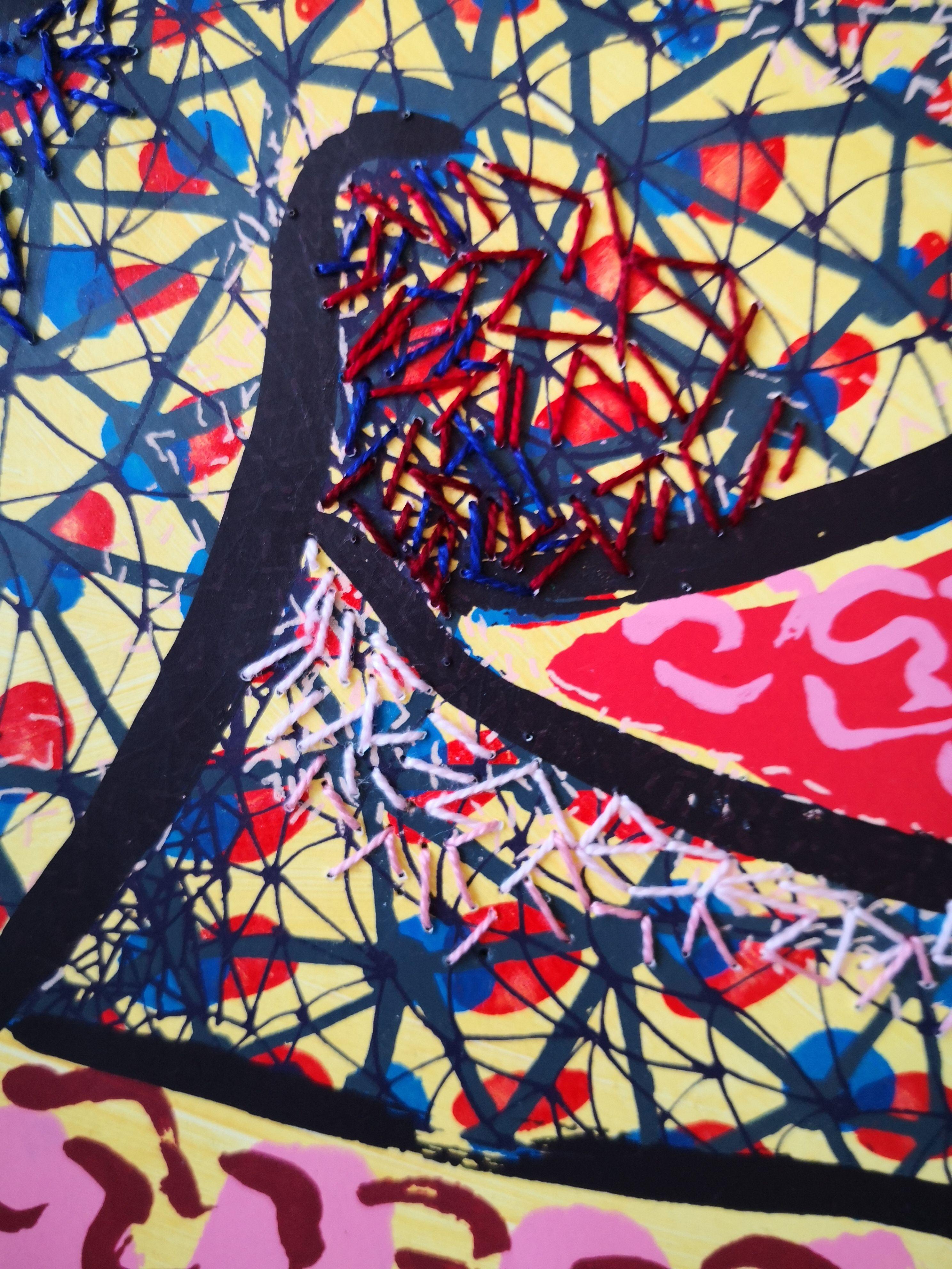 Summer 2024 #1, Hand Printed Work, Screen For Sale 1