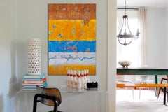 Abstract-Rust, Painting, Acrylic on Wood Panel