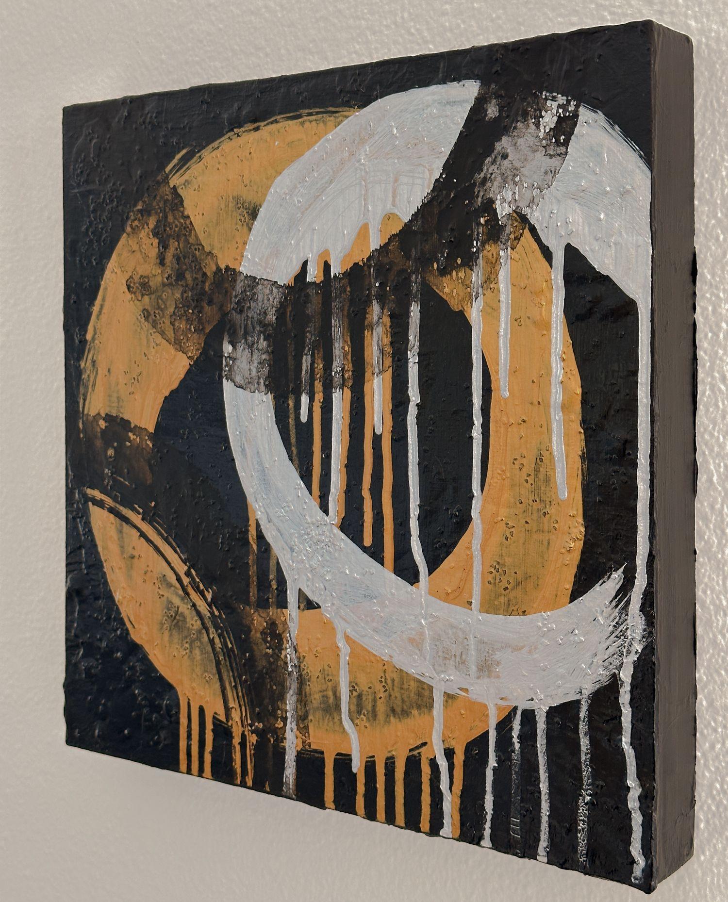 Interferences, Gemälde, Acryl auf Holzplatte (Streetart), Painting, von Anyes Galleani