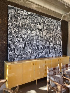 "Anything" by Daniele Galliano, 10' Painting, Italy, 2017