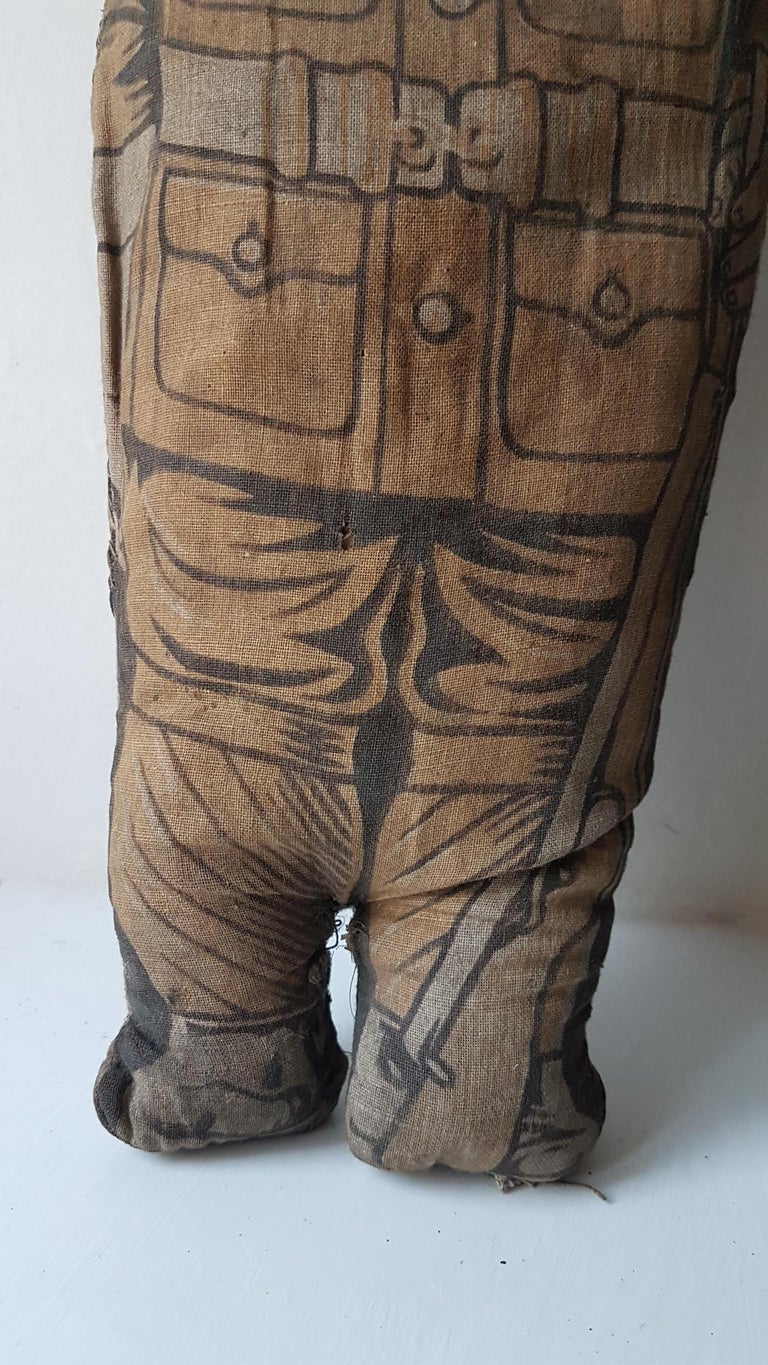 ANZAC WW1 Straw Rag Doll of a Soldier For Sale at 1stDibs