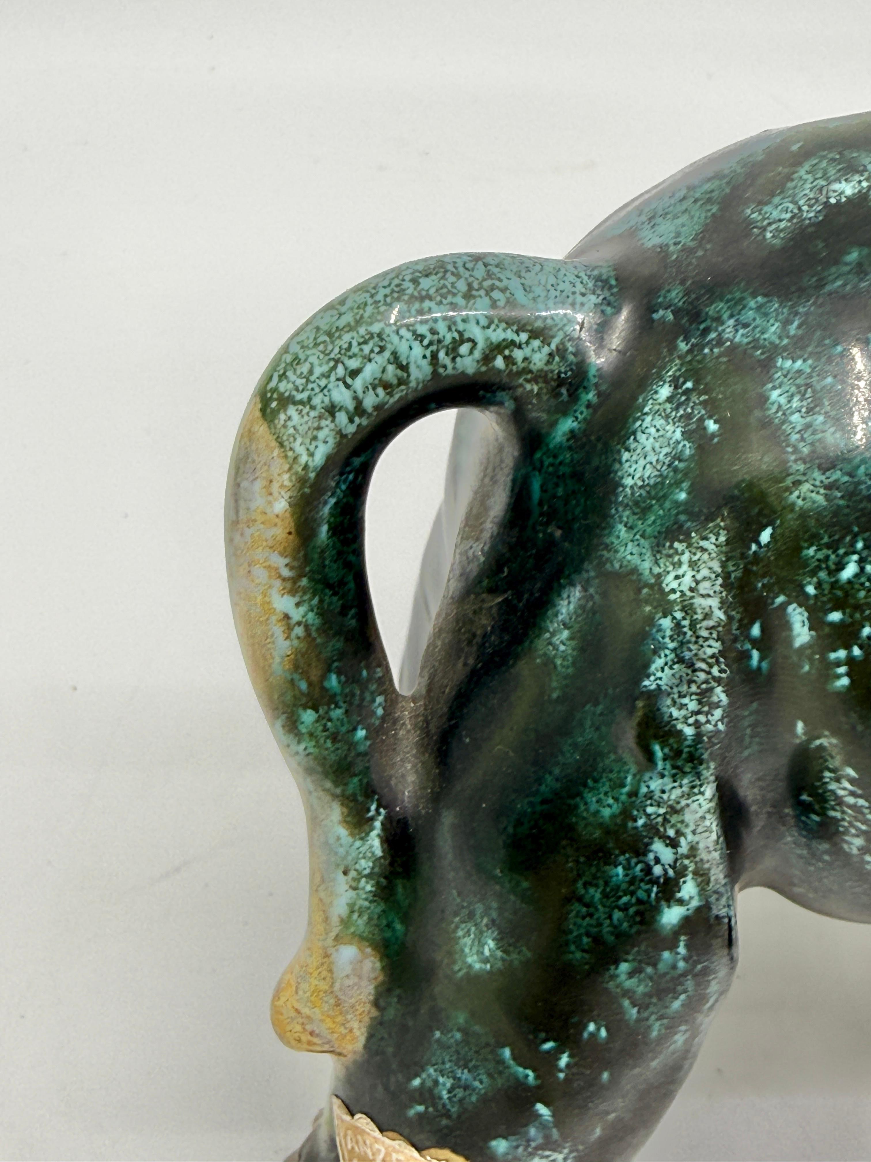 Anzengruber Keramik Wien Donkey Retailed by Rasper & Sohne For Sale 3