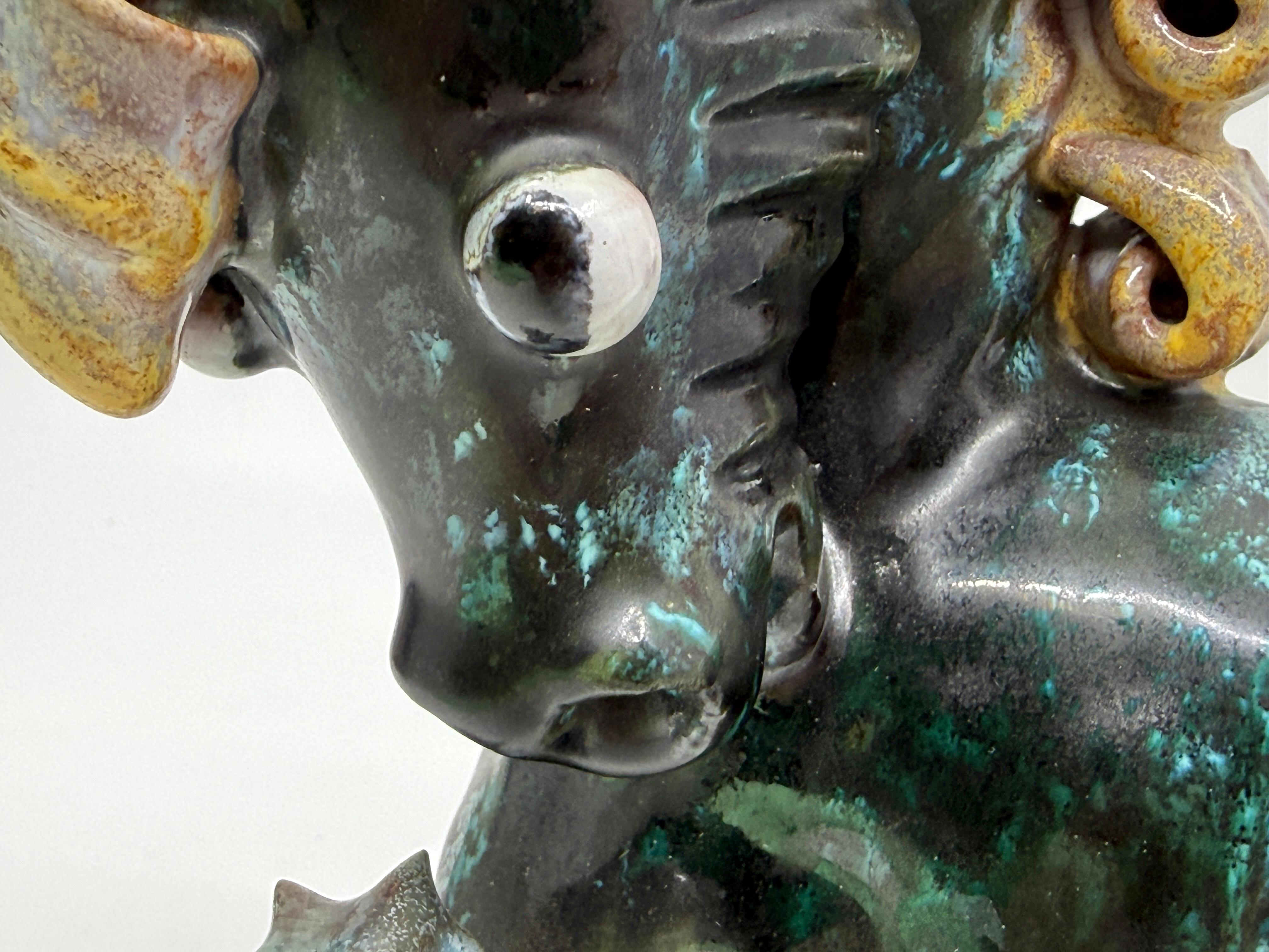 Anzengruber Keramik Wien Donkey Retailed by Rasper & Sohne For Sale 5