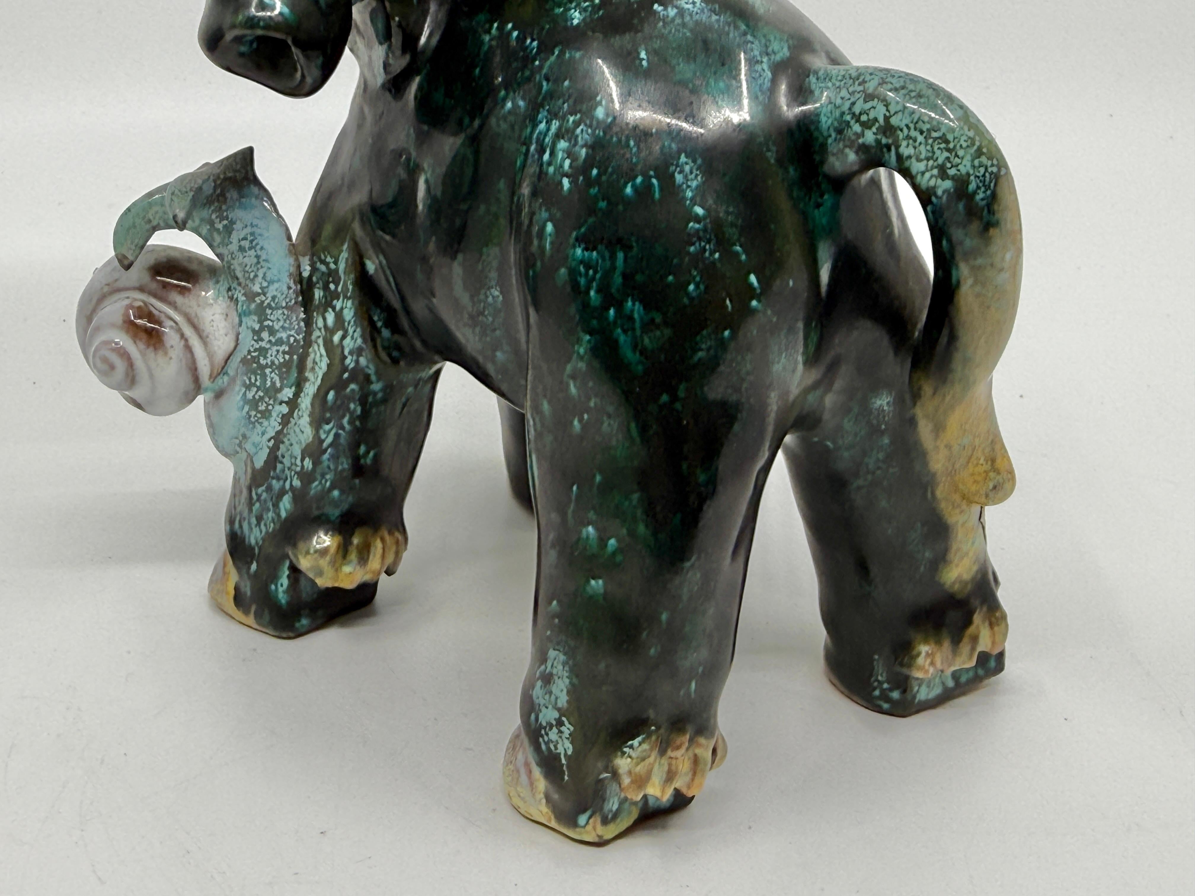 Anzengruber Keramik Wien Donkey Retailed by Rasper & Sohne In Good Condition For Sale In Palm Springs, CA