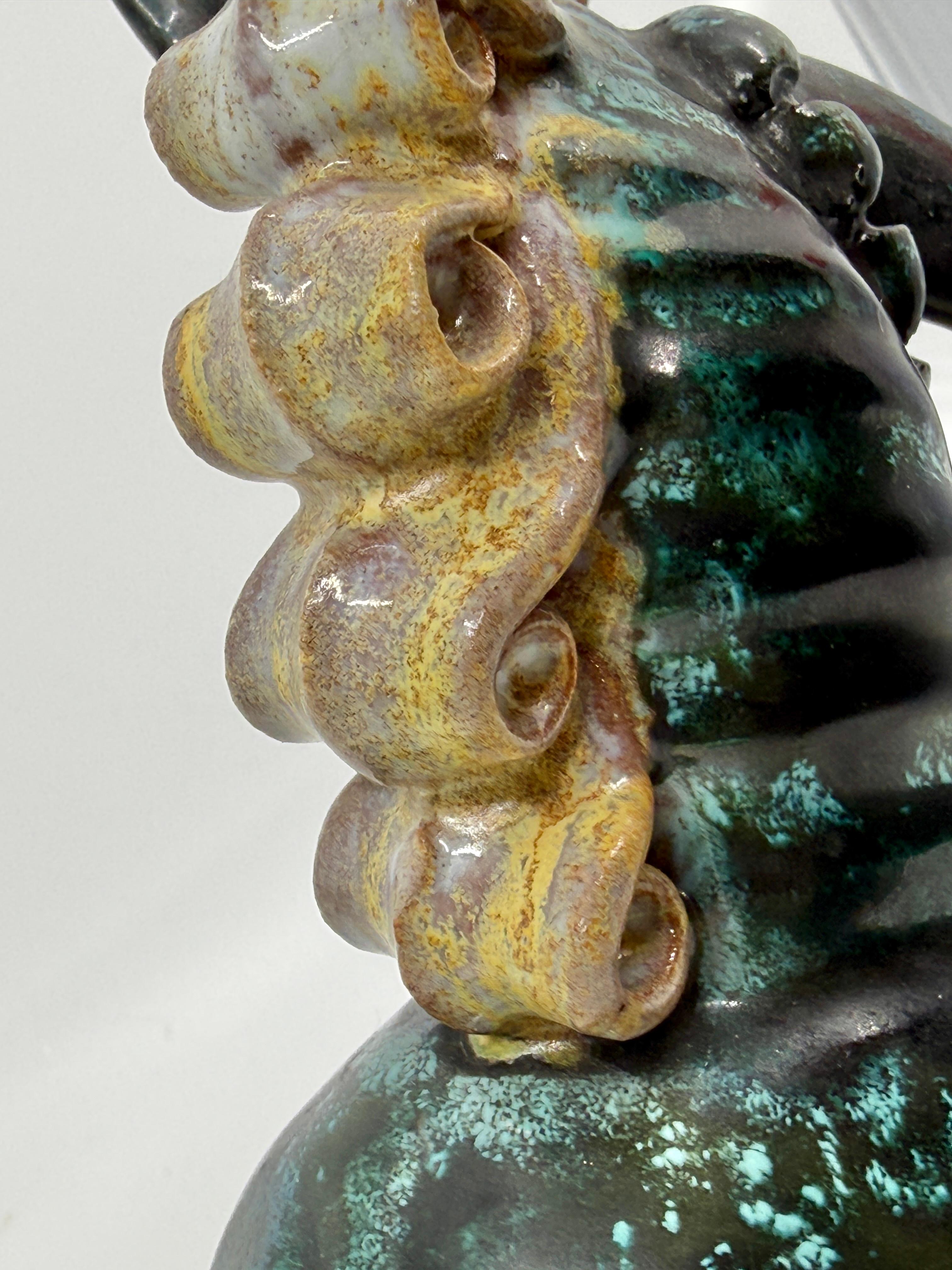 Anzengruber Keramik Wien Donkey Retailed by Rasper & Sohne For Sale 2