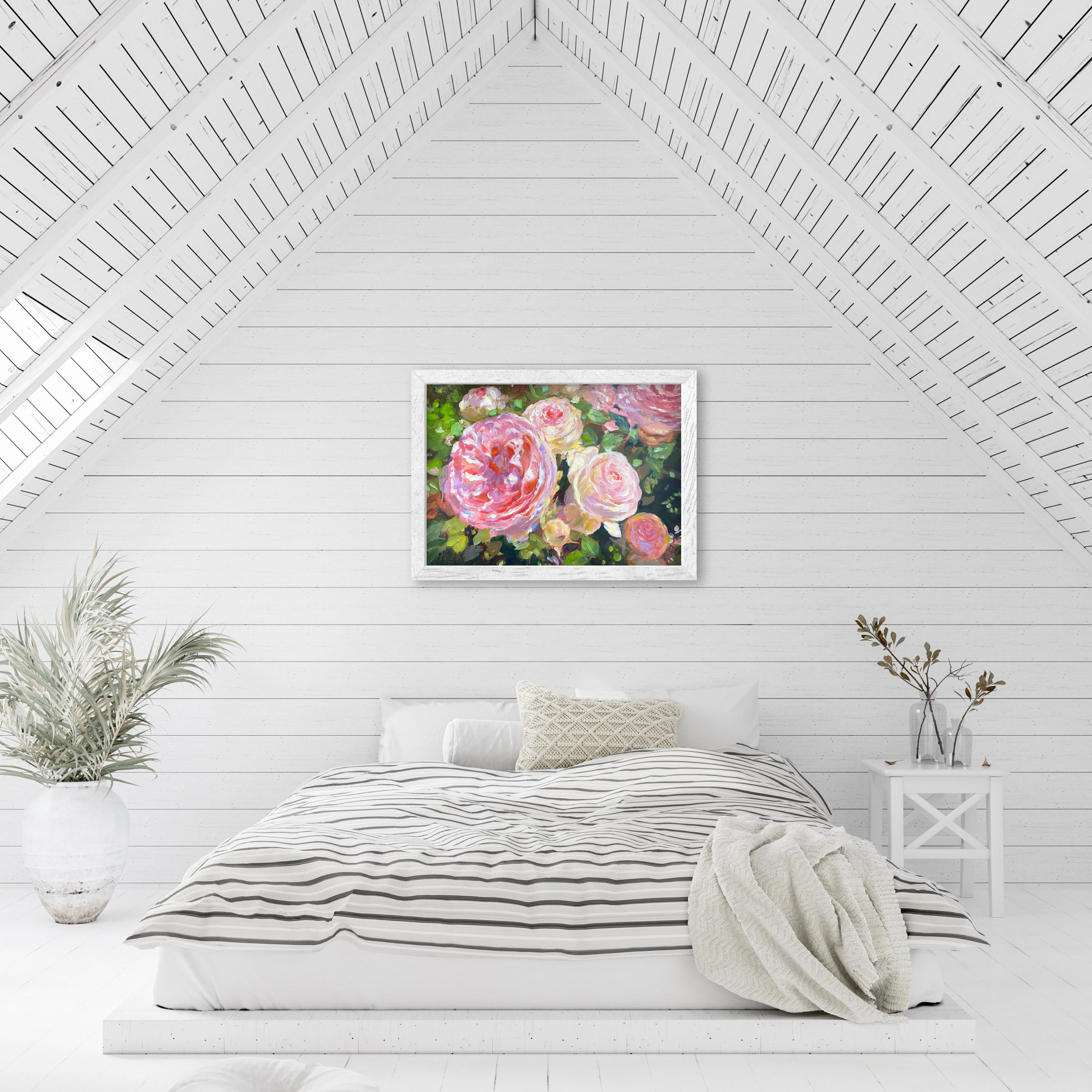 Magic of Blooming - Painting by Anzhelika Muzychenko 