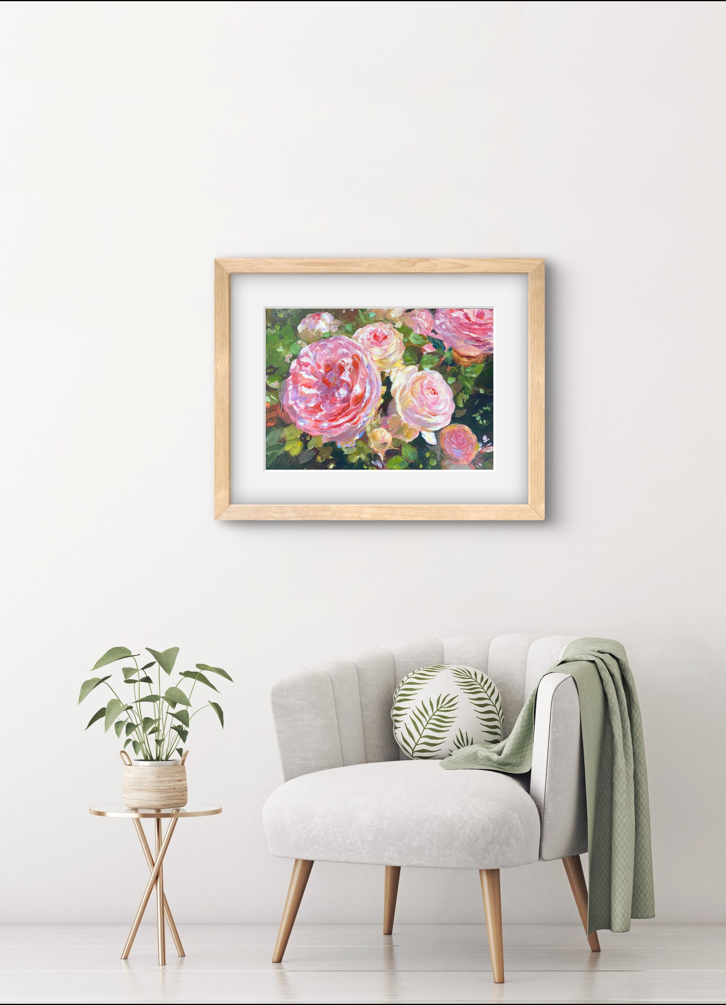 Magic of Blooming - Realist Painting by Anzhelika Muzychenko 