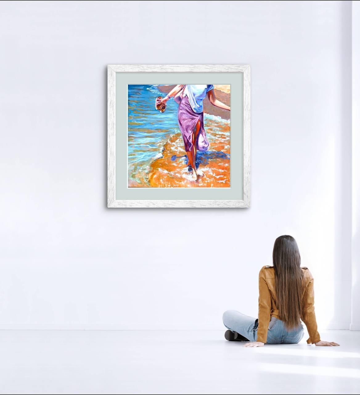 Marine Melody - Painting by Anzhelika Muzychenko 