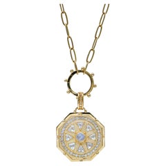 Anzie Deco Octagon Medallion Necklace