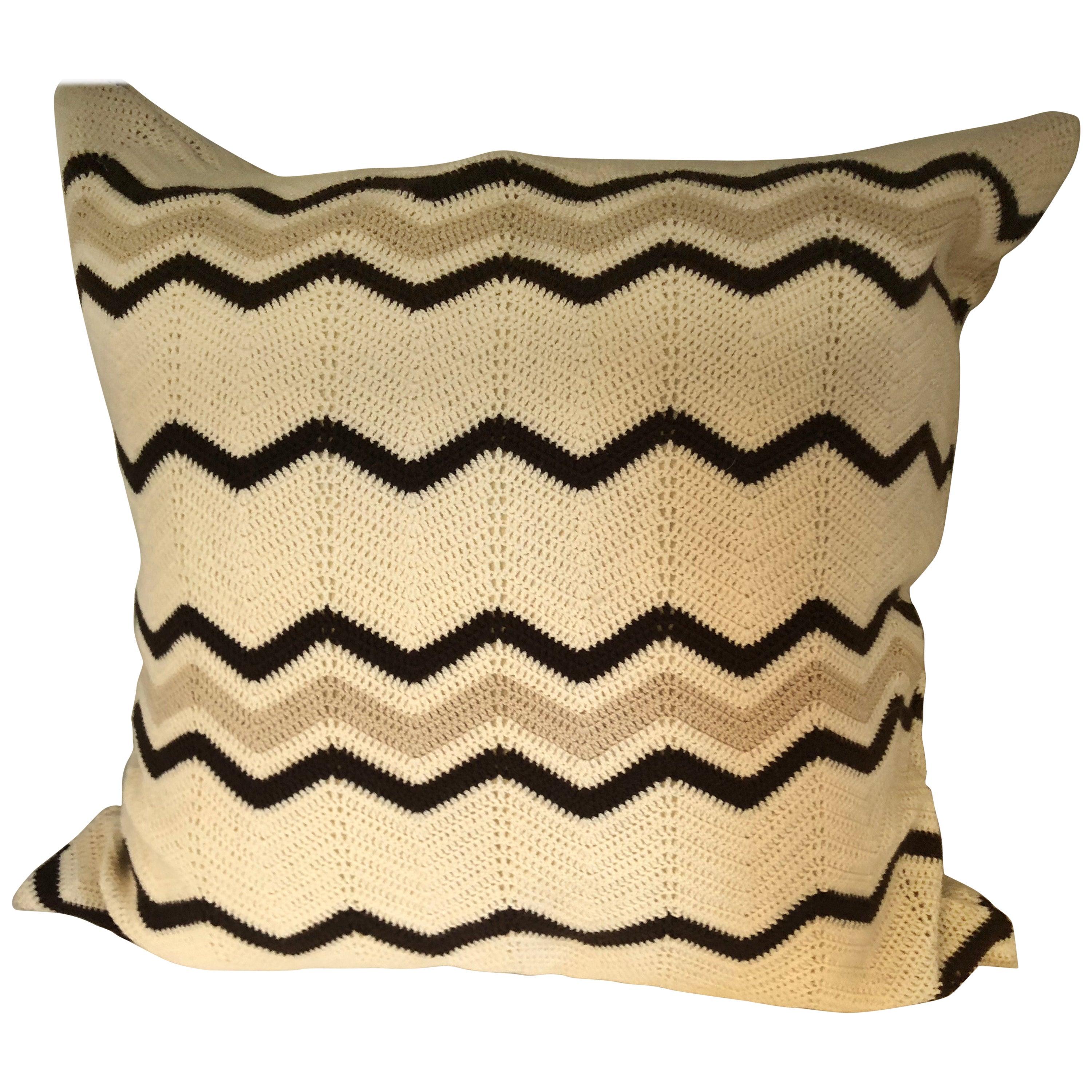  "Anzio" Wool Pillow by Le Lampade For Sale