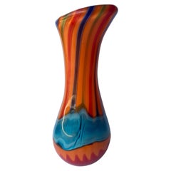 Vaso in vetro di Murano Anzolo Fuga Attb