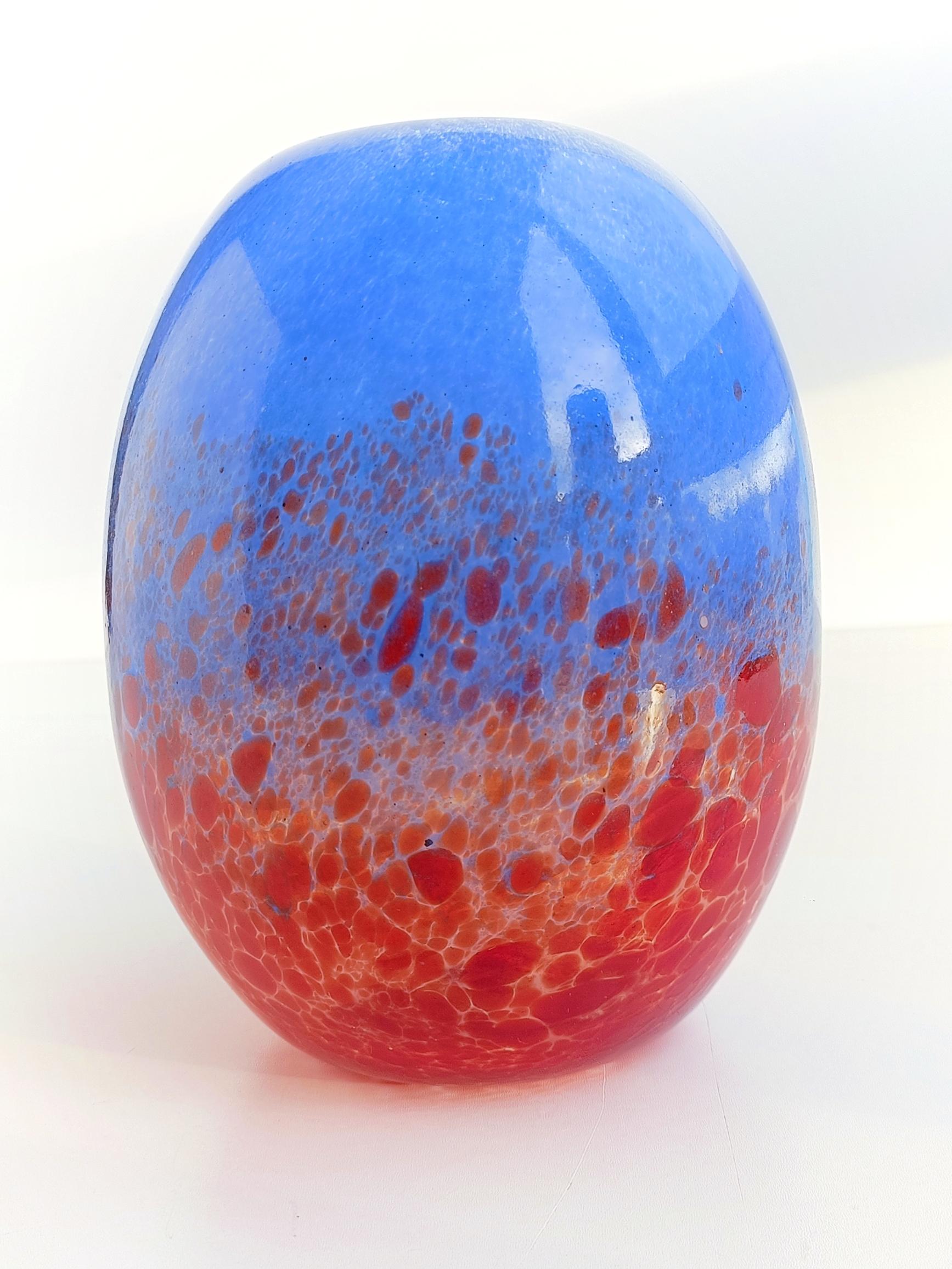 Mid-Century Modern Anzolo Fuga for AVEM Murano Glass Vase, Italy, 1950s For Sale